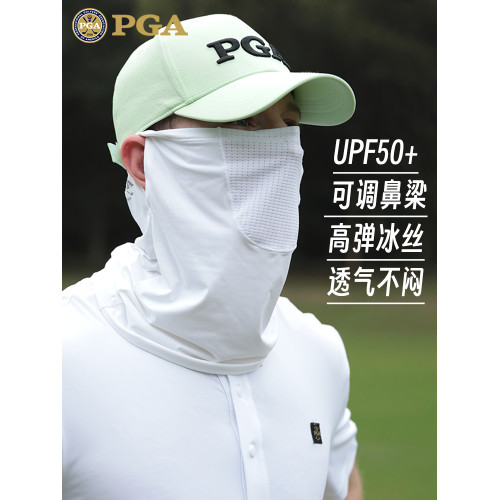 美國PGA 高爾夫防曬面罩男女涼感冰絲透氣圍脖防紫外線臉罩