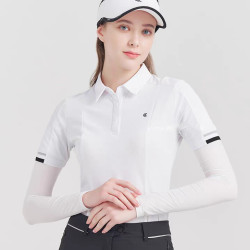 韓國高爾夫防曬冰絲袖套戶外運動彈力涼感肉色護袖防紫外線男女夏