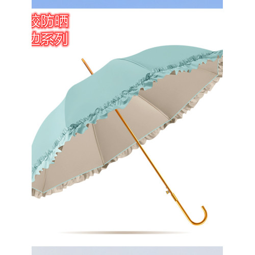 高爾夫雨繖女士花邊彩膠防曬遮陽遮雨戶外運動兩用雨繖輕便太陽繖 高爾夫雨繖女士花邊彩膠防曬遮陽遮雨戶外運動兩用雨繖輕便太陽繖