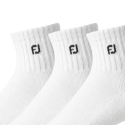 FootJoy高爾夫球襪男FJ新品舒適透氣運動襪貼合包裹中筒男襪3雙裝