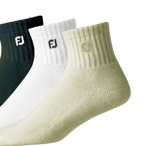 FootJoy高爾夫球襪男FJ新品舒適透氣運動襪貼合包裹中筒男襪3雙裝