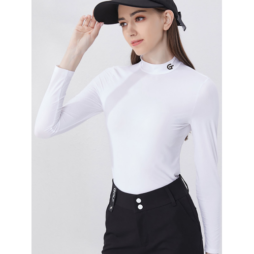 夏季防曬衣高爾夫女款冰絲衣打底長袖t恤戶外運動速乾透氣女裝衣 夏季防曬衣高爾夫女款冰絲衣打底長袖t恤戶外運動速乾透氣女裝衣