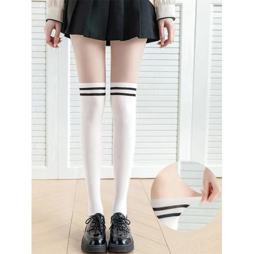 高爾夫絲襪秋冬女加絨保暖拼接假大腿假過膝女襪女裝襪褲連褲襪