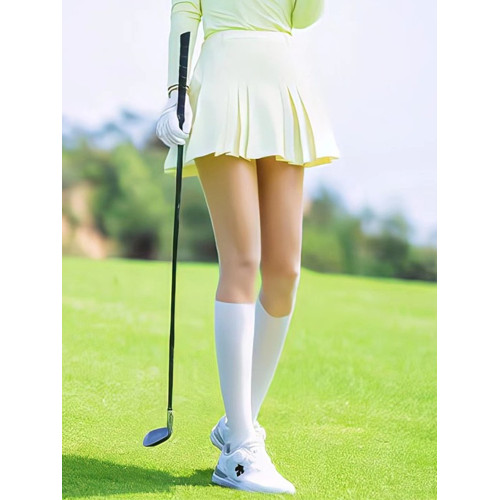 高爾夫服裝女絲襪褲夏季薄款假大腿假小腿條紋女襪子連體襪褲女裝