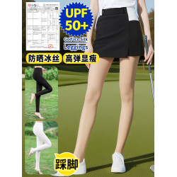 韓國高爾夫服裝防曬襪連褲襪女褲絲襪女裝襪子運動打底褲潛水女襪