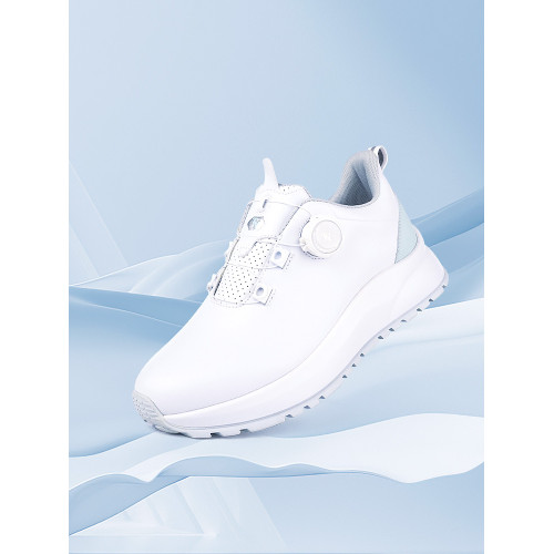 高爾夫球鞋女士防滑防水厚底增高固定釘旋轉鈕鞋帶休閒運動鞋子 高爾夫球鞋女士防滑防水厚底增高固定釘旋轉鈕鞋帶休閒運動鞋子