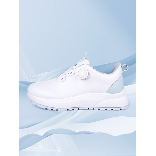 高爾夫球鞋女士防滑防水厚底增高固定釘旋轉鈕鞋帶休閒運動鞋子 高爾夫球鞋女士防滑防水厚底增高固定釘旋轉鈕鞋帶休閒運動鞋子