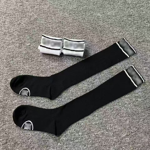 高爾夫男女同款球襪戶外休閒百搭透氣運動條紋中筒襪吸溼排汗速乾