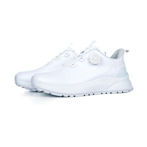 高爾夫球鞋女士旋鈕鞋帶增高厚鞋底高彈緩震防滑防水運動百搭鞋子 高爾夫球鞋女士旋鈕鞋帶增高厚鞋底高彈緩震防滑防水運動百搭鞋子