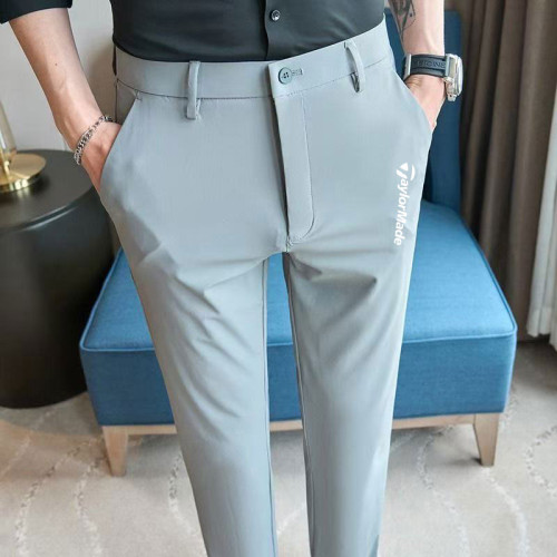 2025新款夏季高爾夫長褲男直筒修身彈力褲子男golf男裝球褲服裝男 2025新款夏季高爾夫長褲男直筒修身彈力褲子男golf男裝球褲服裝男