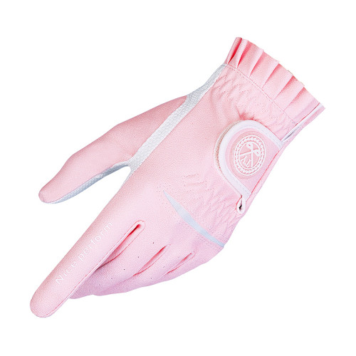 2雙可 高爾夫球女士手套防滑PU皮革耐磨透氣粉黃色左右手1雙 2雙可 高爾夫球女士手套防滑PU皮革耐磨透氣粉黃色左右手1雙