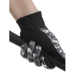 DEXGOLF進口高爾夫手套男女士絨布左手單衹防滑耐磨練習手套黑色