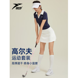 悅步高爾夫球服女士運動套裝涼感防曬上衣短袖polo衫T恤golf短裙