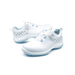 春季新品高爾夫球鞋女士防水透氣旋轉鈕鞋帶運動休閒防滑固定鞋釘