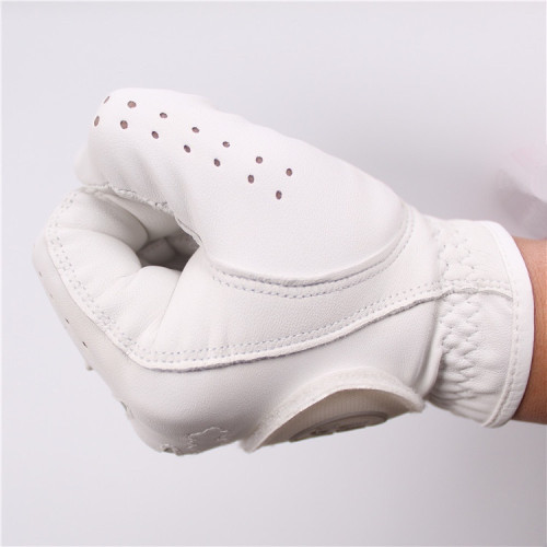 高爾夫手套 進口小羊皮 男士真皮手套 透氣防滑耐磨 單衹雙手