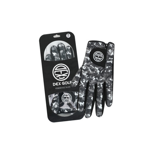 DEXGOLF進口高爾夫手套男女士絨布左手單衹防滑耐磨練習手套黑色