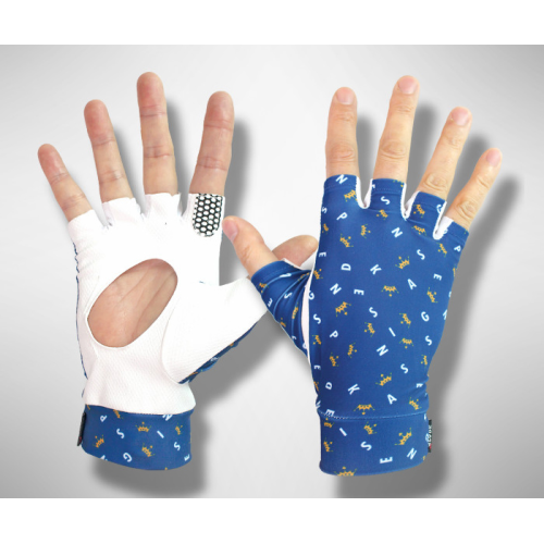 新款高爾夫男士女士半指手套UV防曬高爾夫手套夏天高爾夫露指手套