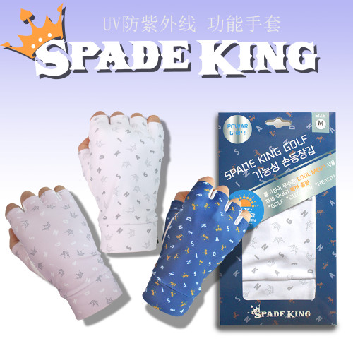 新款高爾夫男士女士半指手套UV防曬高爾夫手套夏天高爾夫露指手套