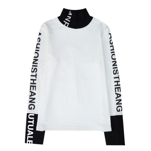 秋冬款高爾夫服裝女高領打底衫長袖T恤顯瘦彈力緊身透氣加絨保暖