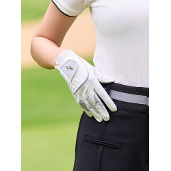 高爾夫手套女士超纖布手套透氣舒適手掌防滑運動手套左右雙手