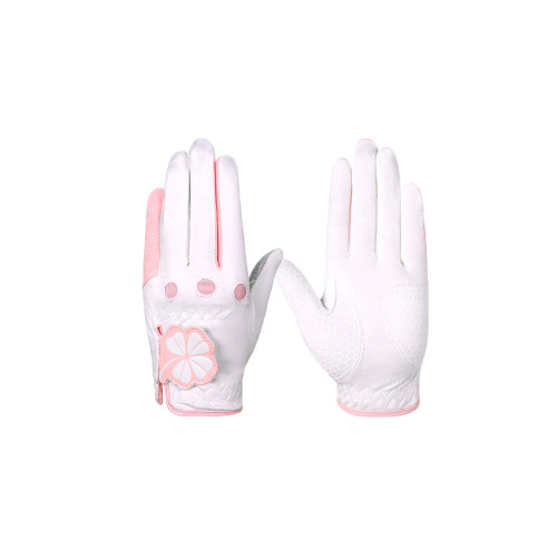 高爾夫球手套女士韓版防滑型透氣手套超纖布耐磨GOLF球手套1雙裝 高爾夫球手套女士韓版防滑型透氣手套超纖布耐磨GOLF球手套1雙裝