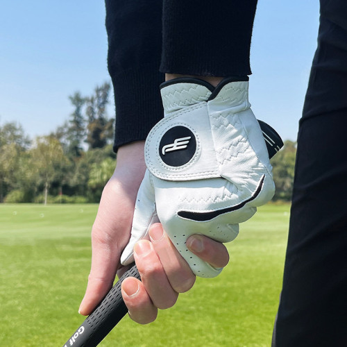 黑色高爾夫手套男士 AAA級進口小羊皮真皮 耐磨耐髒高爾夫球手套 黑色高爾夫手套男士 AAA級進口小羊皮真皮 耐磨耐髒高爾夫球手套