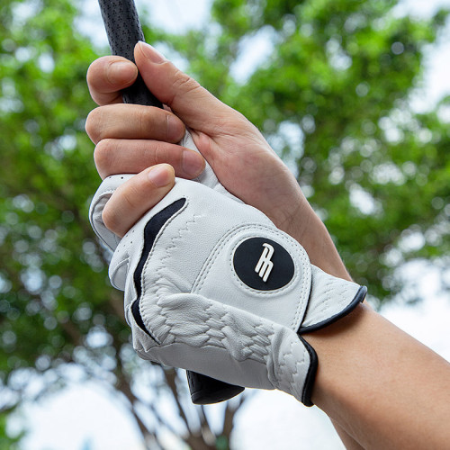 黑色高爾夫手套男士 AAA級進口小羊皮真皮 耐磨耐髒高爾夫球手套 黑色高爾夫手套男士 AAA級進口小羊皮真皮 耐磨耐髒高爾夫球手套