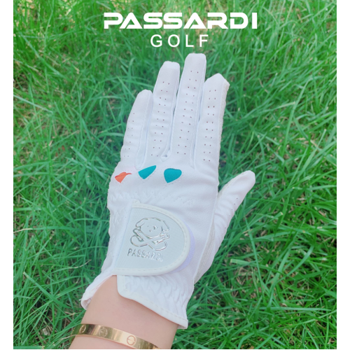 韓國進口納米超纖維 PASSARDI高爾夫手套女士雙手 透氣 耐磨 防滑 韓國進口納米超纖維 PASSARDI高爾夫手套女士雙手 透氣 耐磨 防滑