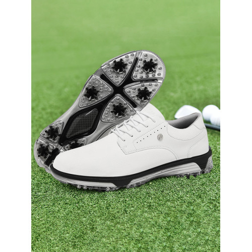 高爾夫球鞋男春秋戶外專業防滑防水真皮男士2025新款休閒運動鞋 高爾夫球鞋男春秋戶外專業防滑防水真皮男士2025新款休閒運動鞋