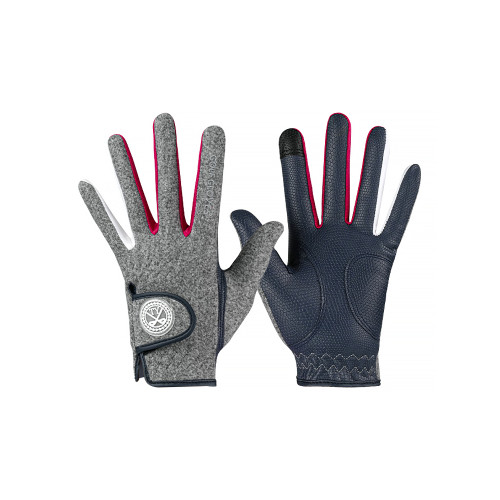 高爾夫手套女士冬季加厚保暖防滑手套防風戶外騎行手套雙手可觸控螢幕