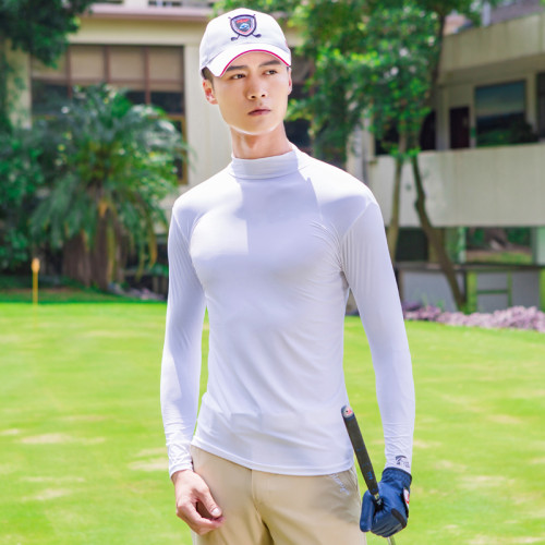 2件!TTYGJ高爾夫男士款防曬打底衣衫 冰絲緊身衣 春夏季服裝 2件!TTYGJ高爾夫男士款防曬打底衣衫 冰絲緊身衣 春夏季服裝