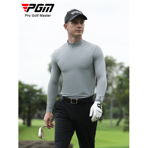 PGM高爾夫防曬衣男士冰絲打底衫緊身內衣長袖t恤上衣服裝男裝衣服 PGM高爾夫防曬衣男士冰絲打底衫緊身內衣長袖t恤上衣服裝男裝衣服