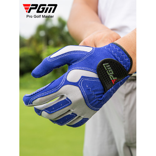 PGM 高爾夫手套男士防滑耐磨超纖布球桿用品飛盤釣魚手套左右雙手