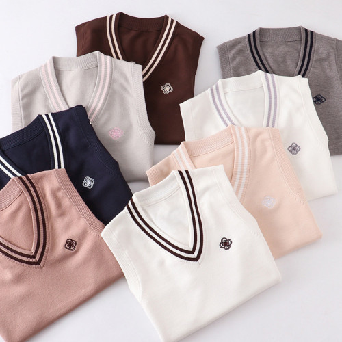 高爾夫服裝女馬甲春秋防風馬甲純棉V領無袖保暖毛衣運動背心球服 高爾夫服裝女馬甲春秋防風馬甲純棉V領無袖保暖毛衣運動背心球服