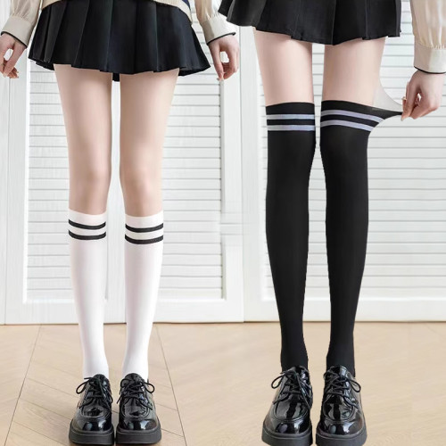 高爾夫襪子女士輕薄透氣連體襪過膝高筒襪彈力休閒運動連褲襪長襪 高爾夫襪子女士輕薄透氣連體襪過膝高筒襪彈力休閒運動連褲襪長襪