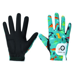 兒童高爾夫手套春夏季男女纖維布耐磨舒適防曬雙手練習球童防滑