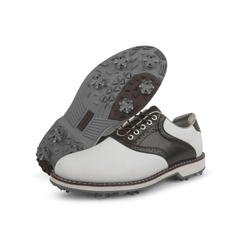 真皮男士高爾夫球鞋布洛克雕花商務休閒有釘防滑耐磨運動鞋子 真皮男士高爾夫球鞋布洛克雕花商務休閒有釘防滑耐磨運動鞋子