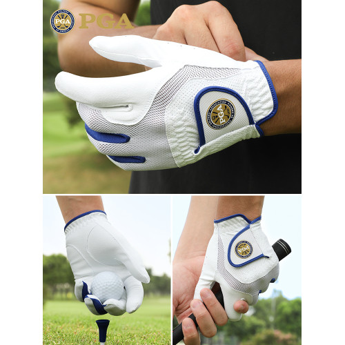美國PGA 夏季高爾夫手套男士透氣彈力手套魔術貼防滑耐磨單衹左手 美國PGA 夏季高爾夫手套男士透氣彈力手套魔術貼防滑耐磨單衹左手