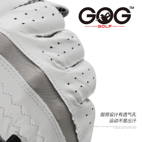 高爾夫手套羊皮防滑材質戶外運動保護手套質地柔軟舒適左右手套