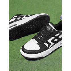 專業草地高爾夫球鞋增高小白鞋休閒運動鞋戶外防水男女情侶板鞋