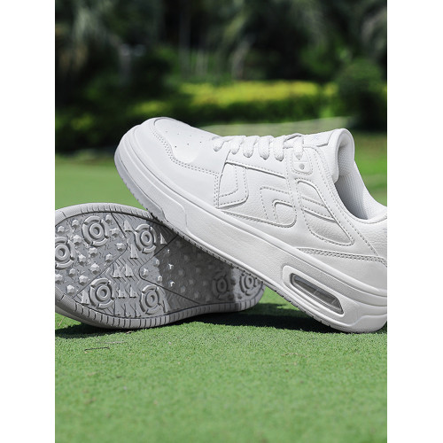 專業草地高爾夫球鞋增高小白鞋休閒運動鞋戶外防水男女情侶板鞋