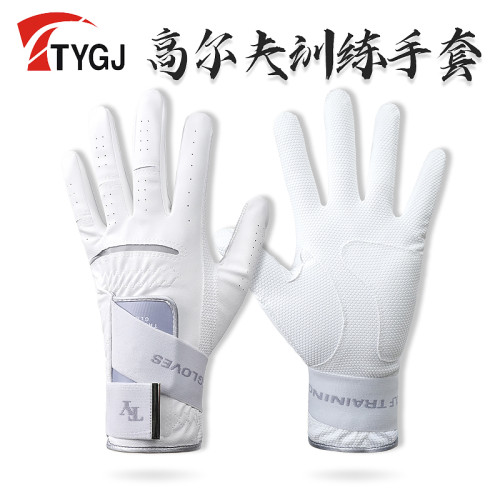 春夏新款高爾夫男士手套矯正揮桿手腕擺動穩定性防滑透氣左手單衹