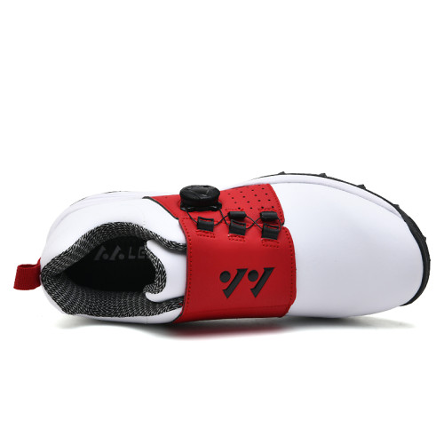 高爾夫球鞋男旋轉紐釦戶外新款透氣防水防滑休閒運動韓版大碼 高爾夫球鞋男旋轉紐釦戶外新款透氣防水防滑休閒運動韓版大碼