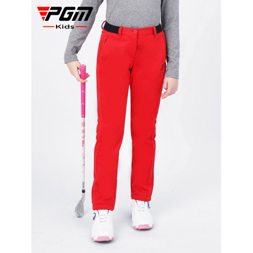 PGM兒童高爾夫服裝秋冬女童運動長褲青少年加絨保暖球褲少兒褲子 PGM兒童高爾夫服裝秋冬女童運動長褲青少年加絨保暖球褲少兒褲子