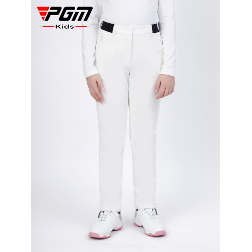 PGM兒童高爾夫服裝秋冬女童運動長褲青少年加絨保暖球褲少兒褲子 PGM兒童高爾夫服裝秋冬女童運動長褲青少年加絨保暖球褲少兒褲子