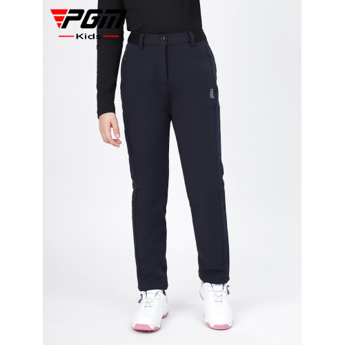 PGM兒童高爾夫服裝秋冬女童運動長褲青少年加絨保暖球褲少兒褲子 PGM兒童高爾夫服裝秋冬女童運動長褲青少年加絨保暖球褲少兒褲子