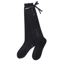 新款原單高爾夫女裝襪長筒襪運動休閒球襪golf彈力蝴蝶結透氣長襪