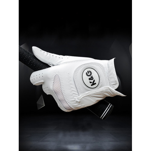 高爾夫球手套進口真皮小羊皮女士單衹右手防滑耐磨柔軟透氣golf球