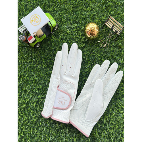 韓國進口高爾夫手套女士小羊皮真皮左右雙手舒適透氣防滑耐磨球童