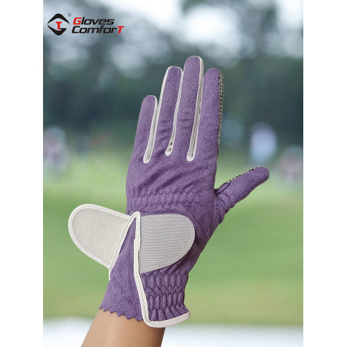 gt加長高爾夫手套女雙手防曬防滑耐磨超纖布夏季薄款透氣 2雙